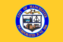 Flag of Manchester, New Hampshire