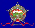 Flag of Minnesota (1893-1957; back)
