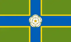 Official flag of the North Riding of Yorkshire