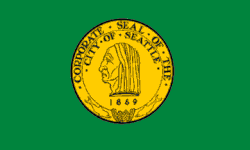 Seattle (unofficial flag from 1943 to 1963)
