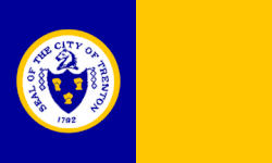 Trenton (unofficial flag, until April 1985)
