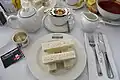 Cucumber sandwiches with Tea