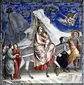 The Holy Family escapes to Egypt