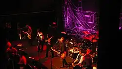 Flogging Molly performing live in Baltimore, MD, in February 2010