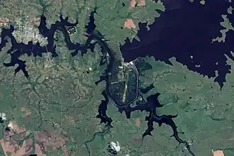 Flooding along the Rio Negro.