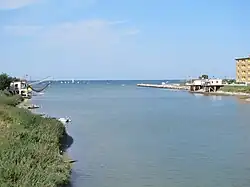 Mouth of Marecchia in Rimini