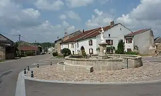 The fountain in Ormoy
