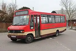 Shaftesbury & District Mercedes-Benz 811 with Plaxton Beaver 1 in 2013