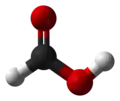3D model of formic acid