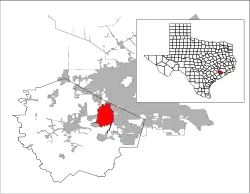 Location in Fort Bend County, Texas