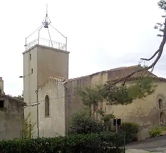 The church in Fraissé-des-Corbières