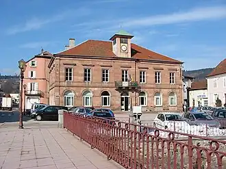 The town hall in Fraize