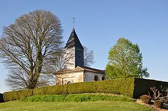 The church of Saint-Sylvin in La Croix-en-Champagne