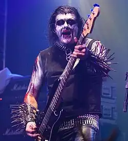 Bøddel performing with Gorgoroth in 2010