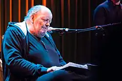 Freddie Wadling performing at Bryggarsalen in Stockholm, Sweden, April 2011