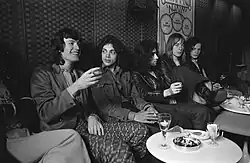From left to right: Stevie Winwood, Andy Fraser, Paul Rodgers, Simon Kirke, Paul Kossoff (1970)