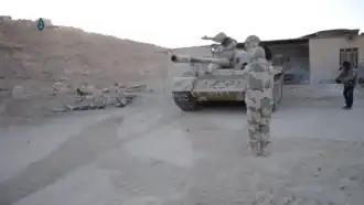 Free Syrian Army T-55