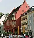 Historic shopping mall,  Freiburg im Breisgau, from 1520