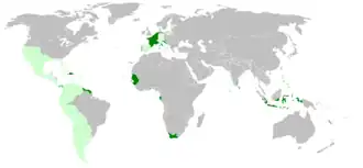 The First French Empire and its colonies in 1812
