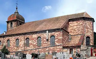 The church of Saint-Antide in Fresse