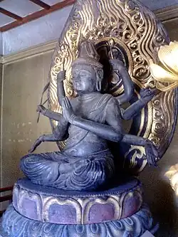 Fukūkenjaku Kannon statue at Hōren-ji