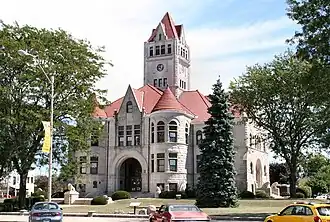 Fulton County courthouse in Rochester