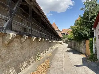A part of the town wall