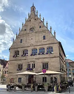 The old town hall of Weißenburg is one of the icons of the city