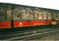 A GPO Travelling Post Office carriage  at Carlisle station in 2004.  The service was discontinued in the late 2000s.