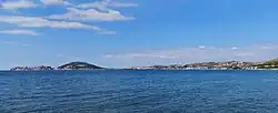 A view of Gaeta from sea