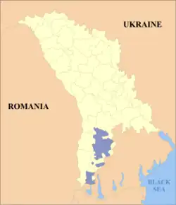 Gagauzia map