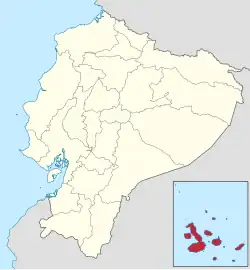 Location of Galápagos Province