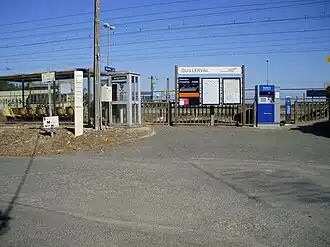 The railway station in Guillerval
