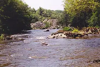 The Gartempe in Portes d'Enfer