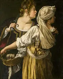 Judith and her Maidservant, between 1618 and 1619