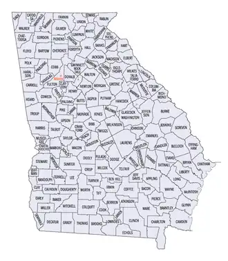 Georgia (U.S. state) counties