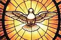The window of the Holy Spirit designed by Bernini