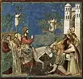 Jesus is welcomed into Jerusalem.