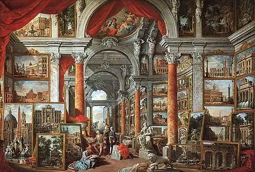 Giovanni Paolo Pannini, Modern Rome , (1757)