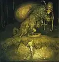 Good evening, old man! the boy greeted (John Bauer, 1915).