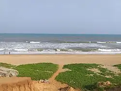 A beach in Gopalpur, on the coast of Ganjam district