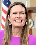 Photographic portrait of Sarah Huckabee Sanders