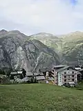Houses near Grächen