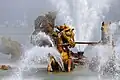 Fountain at play