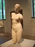 Marble statue of Aphrodite Anadyomene