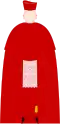 Cardinal's choir suit with cappa magna