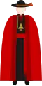 Cardinal's piano suit