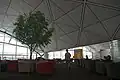 The airline lounge of Dragonair at Hong Kong.