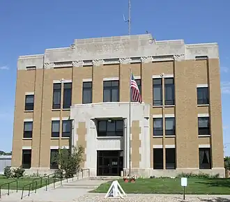 Haakon County Courthouse in Philip, August 2017