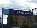 Signage on northbound Tottenham Hale/Chingford platform